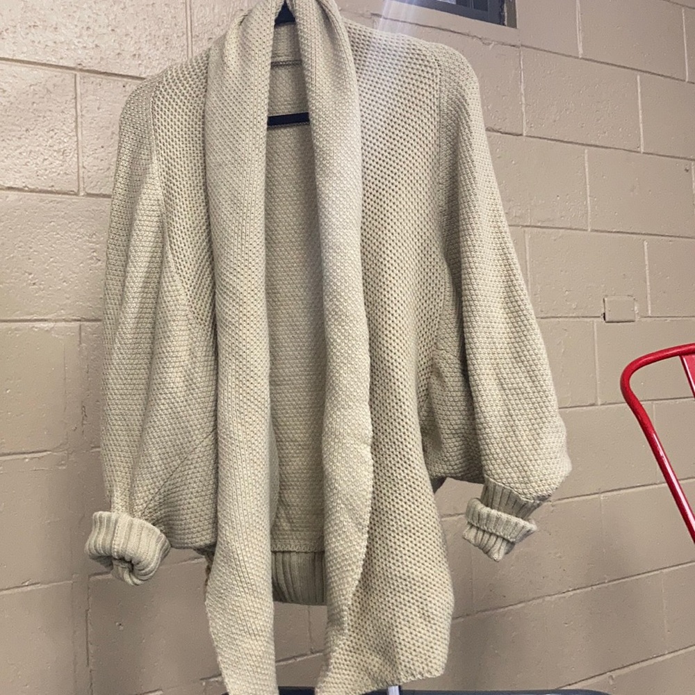 Thick, heavy, cardigan